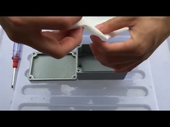 Boîte de jonction métallique imperméable à l'eau souterraine de 200x130x80 mm