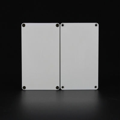WHITE SCREWED PLASTIC ENCLOSURES OUTDOOR WATERPROOF PLASTIC BOXES FOR ELECTRICAL