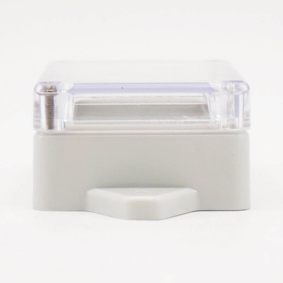 Boîte électrique imperméable de clôture de couverture transparente de la boîte de jonction de fil de bâti de mur de 83*58*33mm abs/pc
